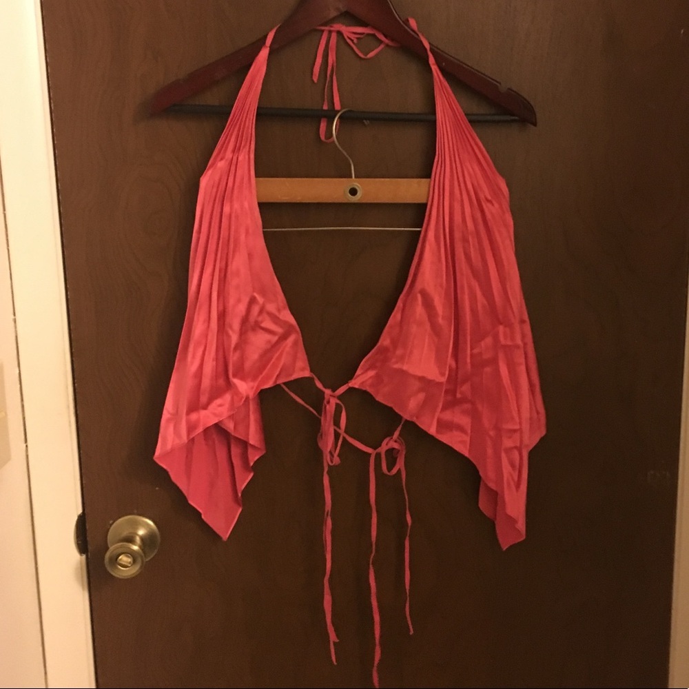 Vintage Y2K BCBGMaxAzria Fuchsia Club Top